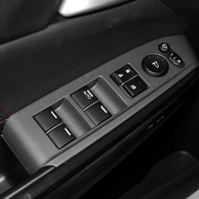 نافذة السيارة التبديل الحافة غطاء أسود نافذة رافع التبديل لهوندا أكورد 2008-2013 83592-TB0-H11ZA 35750-TA0-A02 35750-TA0-A31 #6