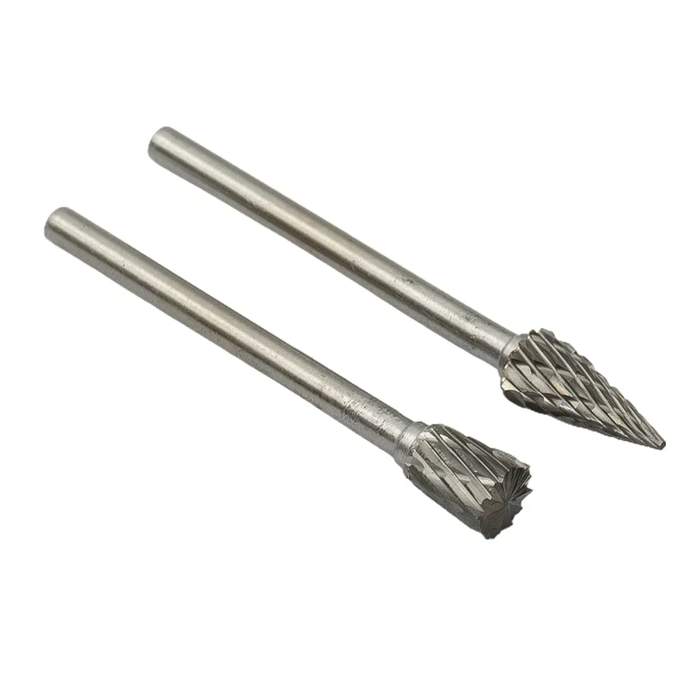 10 Piece DoubleCut Tungsten Steel Carbide Rotary Burr Die Grinder Set High Strength and High Temperatures Resistant