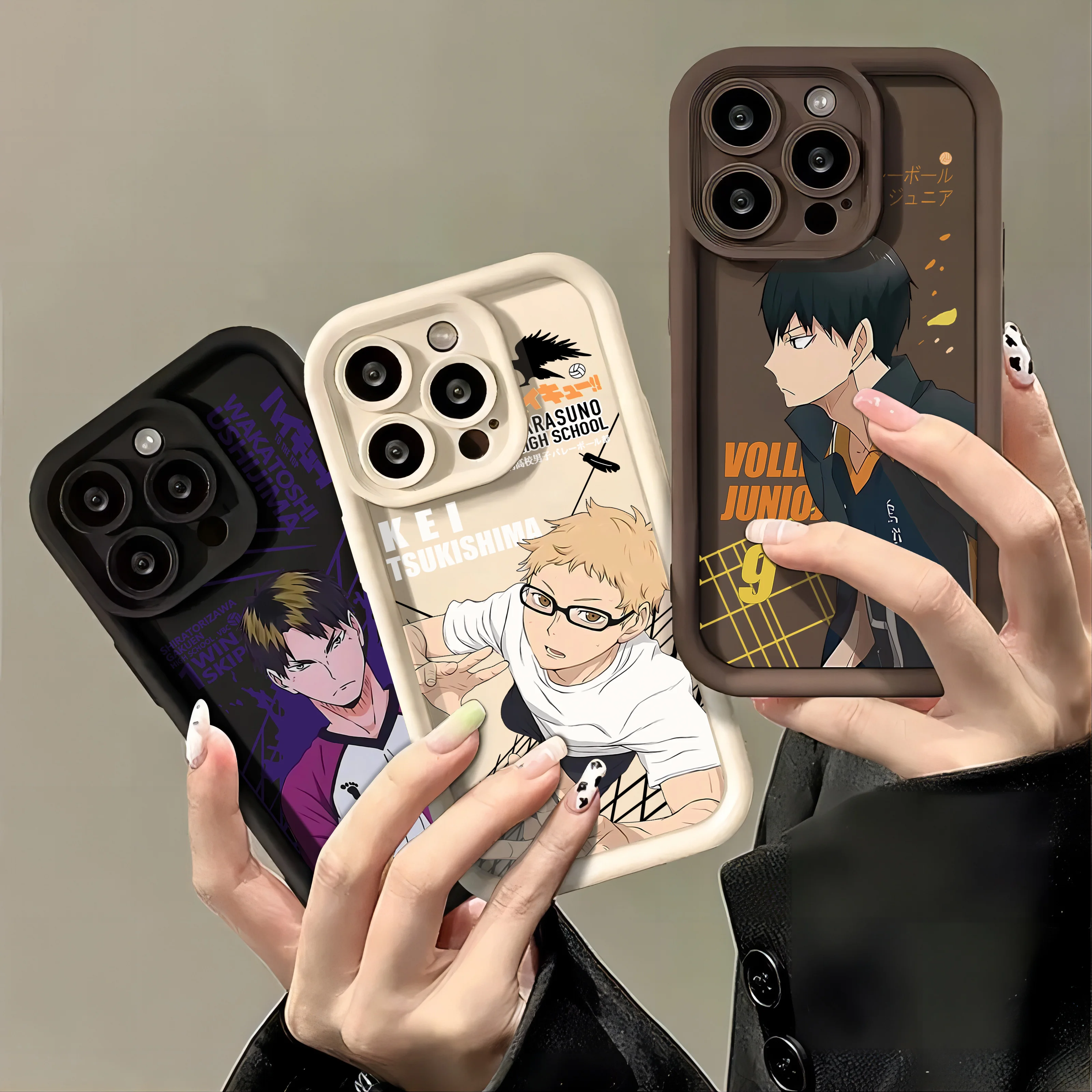 Anime Volleyball Haikyuu Phone Case For Samsung S24 S23 S22 S21 S20 Note 20 FE Plus Ultra 5G Soft Silicone TPU Cover