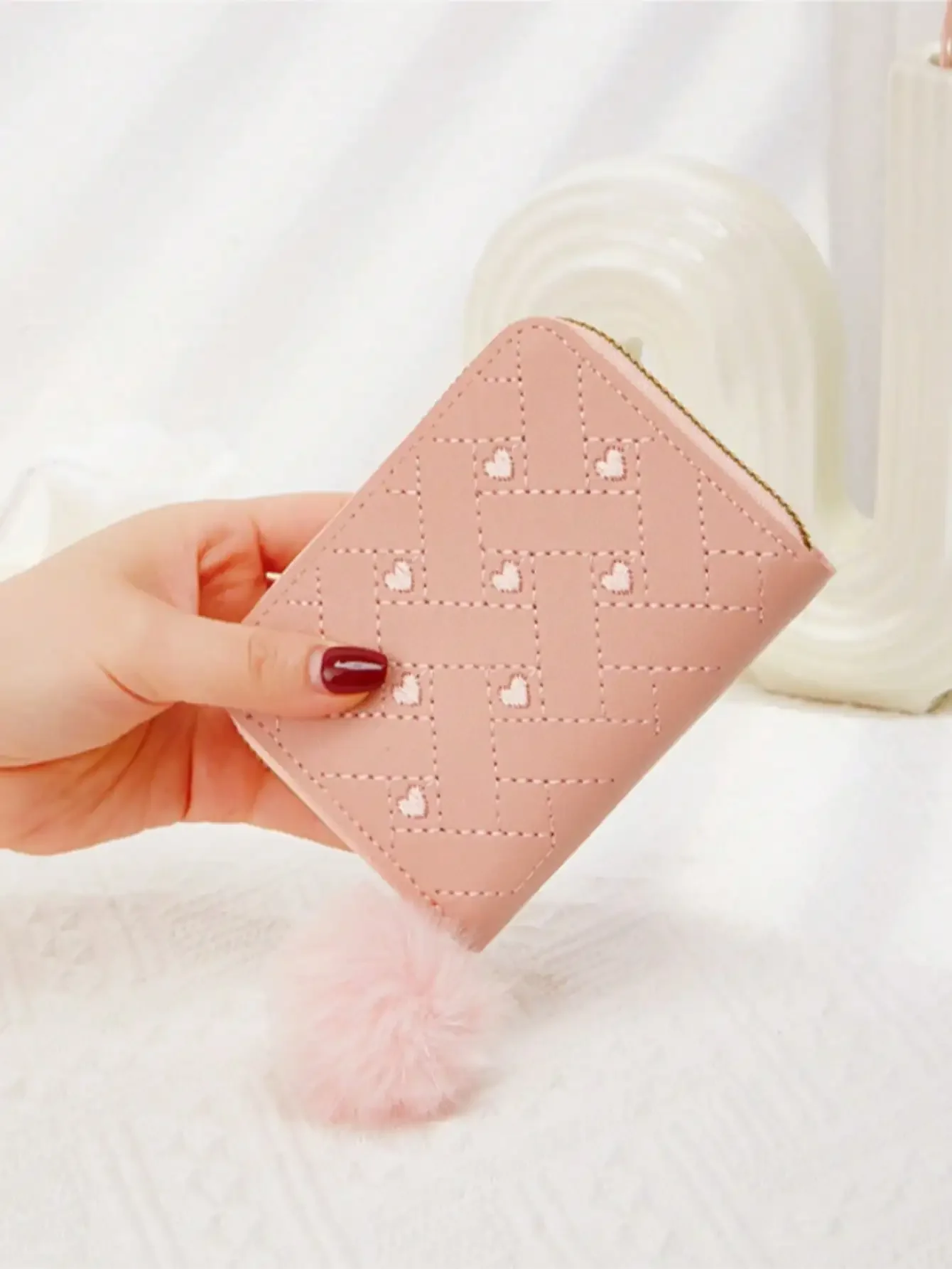 

Women's Crocodile Embossed Envelope Style Card Holder, Black PU Leather Mini Wallet, Slim ID & Credit Card Case