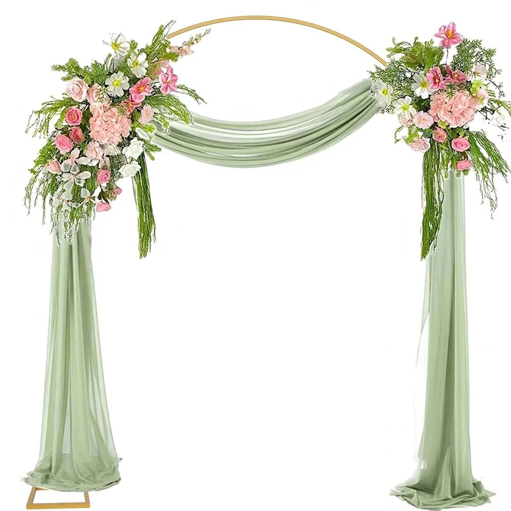 2,1 m x 2,4 m Metall-Bogenständer, stabile Basis, einfache Montage, Ballon-Blumen-Dekoration für Hochzeit, Brautparty, Weihnachten, Geburtstagsfeier, DIY-Hintergrund – Detail 5