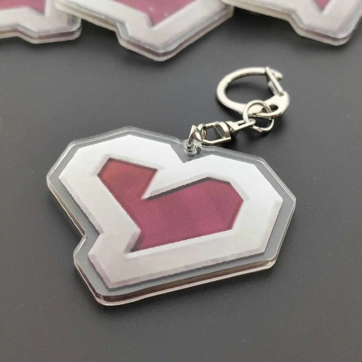 Personalisierter Acryl-Schlüsselanhänger mit Liebesbotschaft, Auto-Schlüsselanhänger, Gepäckanhänger, Kreativer Rucksack-Anhänger, Geschenk – Detail 5