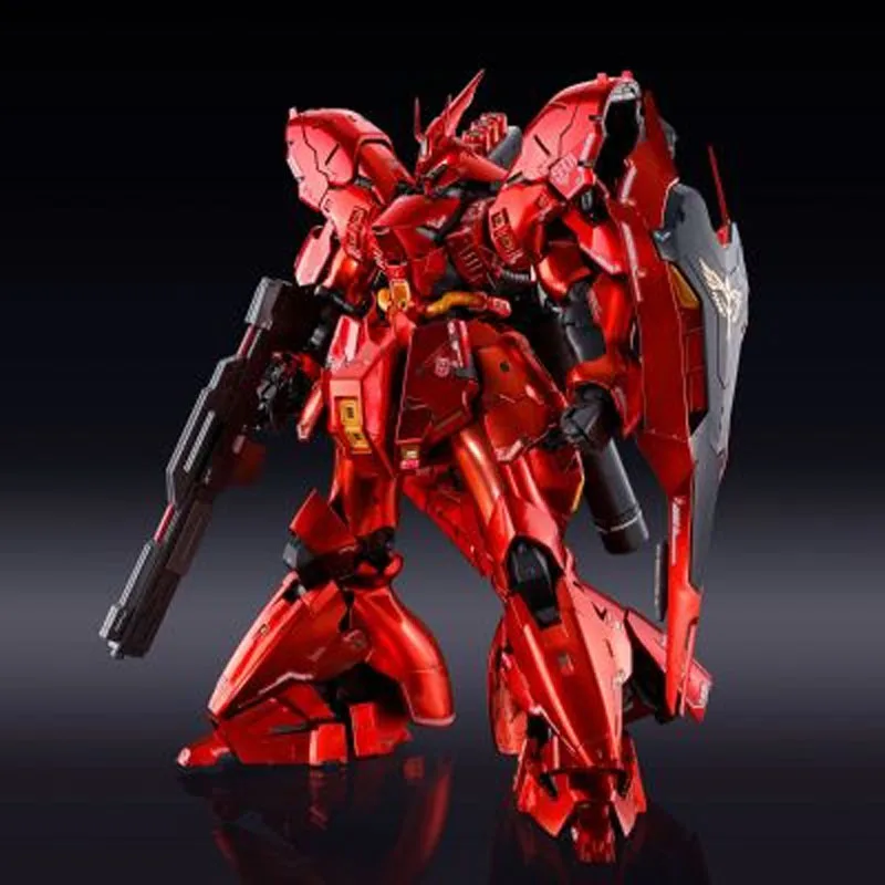 Bandai Original MODELL KIT GUNDAM RG Sazabi [Spezielle Beschichtung] 1/144 Anime Action Figure Montage Modell Spielzeug Modell Geschenke für Jungen