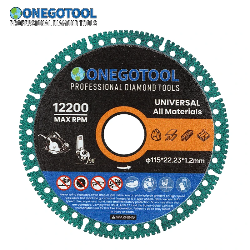 Composite Multifunctional Cutting Saw Blade 110/125mm Ultra-thin Saw Blade Ceramic Tile Glass Cutting Disc For Angle Grinder
