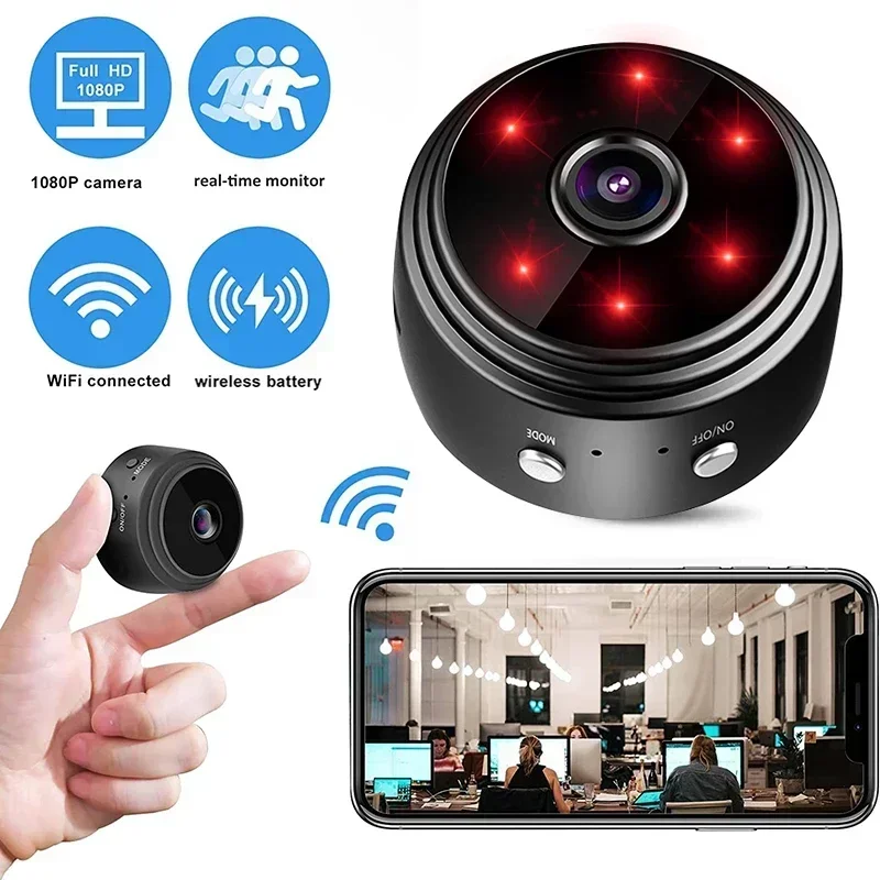 Xiaomi A9 Mini Camera 1080P HD WiFi Monitoring Security Protection With Motion Night Version Wireless Surveillance Cameras New