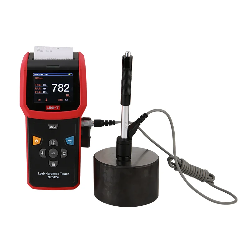 UNI-T Digital Leeb Hardness Tester Rockwell Vickers Steel Metal Portable Hardness Tester UT347A 640x480 pixels