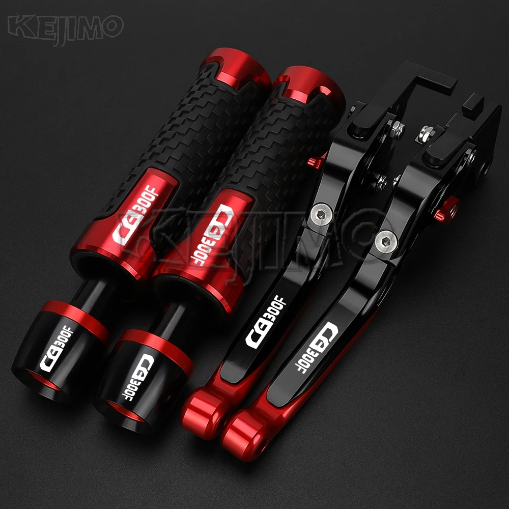 Adjustable Folding Brake Clutch Lever Handlebar grips ends For HONDA CB300F 2015 2016 2017 2018 2019 2020 2021 2022 2023 2024