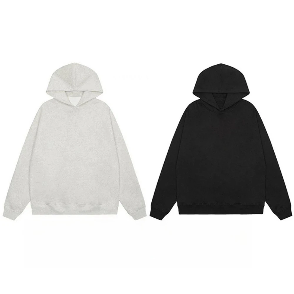 Korean Retro Solid Casual Loose Women's Hooded Sweatshirt Autumn Winter Fashion Harajuku Oversized Hoodie Coat Y2k Streetwear