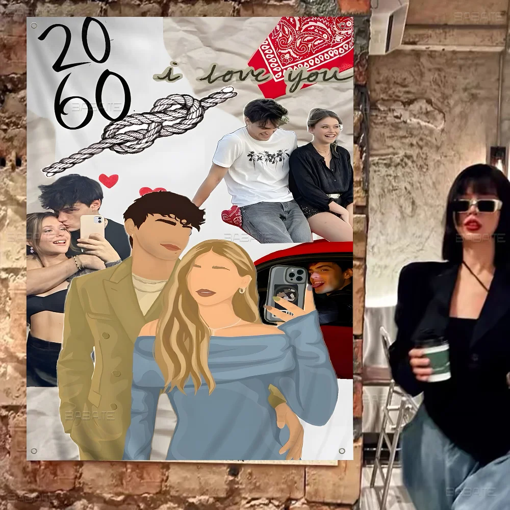 خطأي Culpa Mia 2023 فيلم مطبوع كبير العلم الفن الخيال العلمي غرفة ديكور المنزل ديكور راية