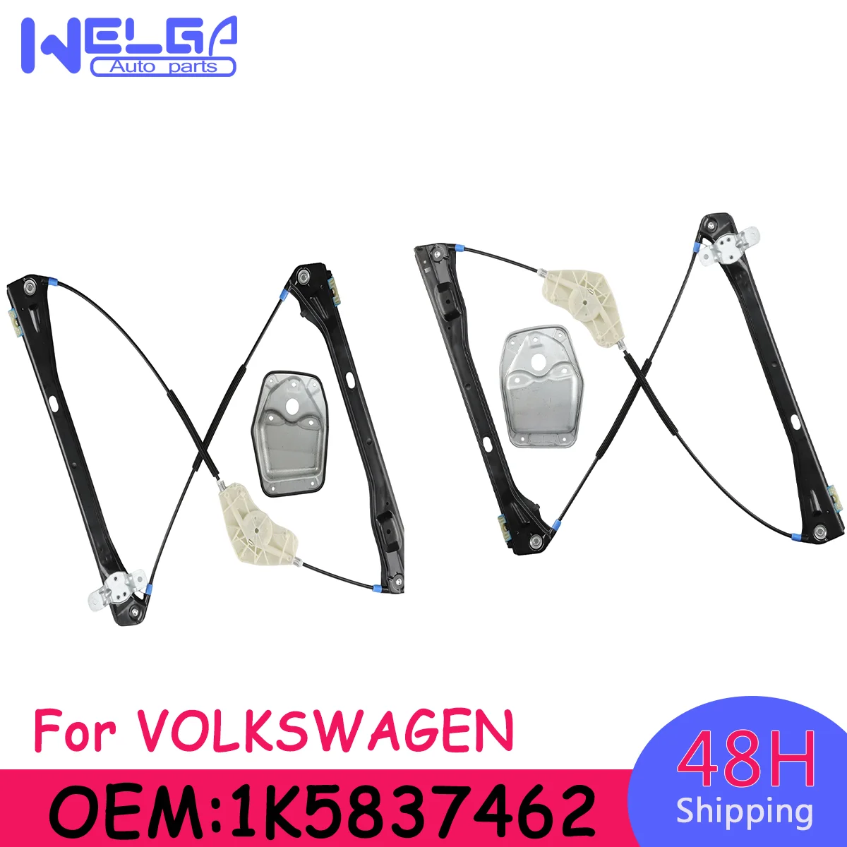 1K5-837-462 1K5837462 regulador de ventana delantera izquierda derecha para Volkswagen Bora 2005-2010 para Volkswagen Jetta 2005-2014