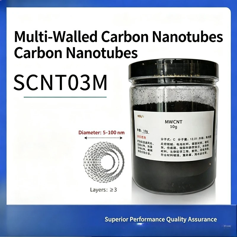 Multi‑Walled Carbon Nanotubes SCNT03M MWCNT Excellent Electrical Conductivity For Battery Conductive Additive