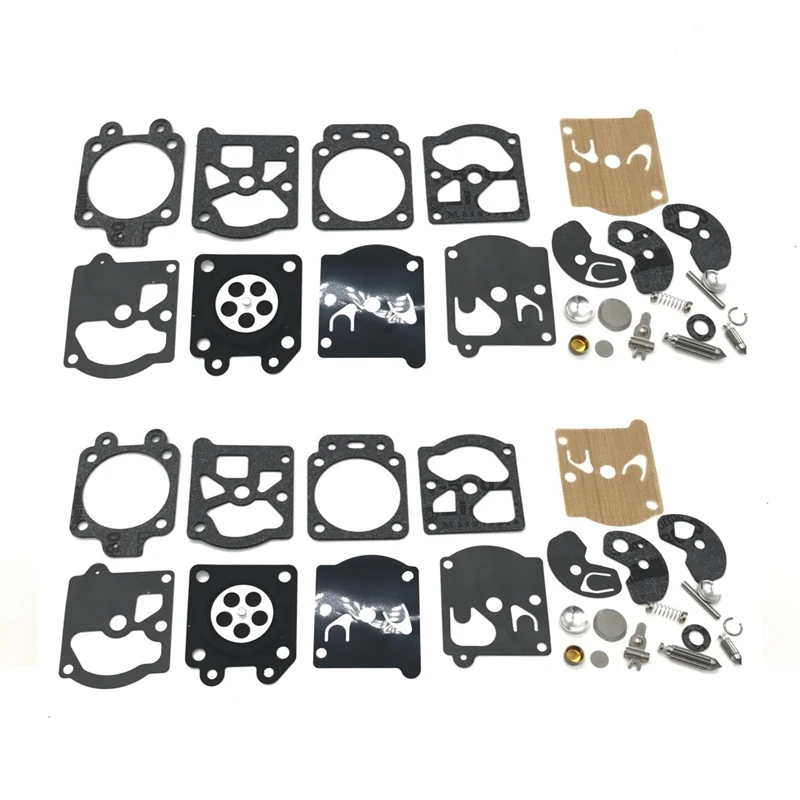 2 Set Carburetor Carb Repair Rebuild Kit Gasket Diaphragm For WT391 WT20 WT3 WT309 WT310 WT324 WT379 Walbro K10-WAT