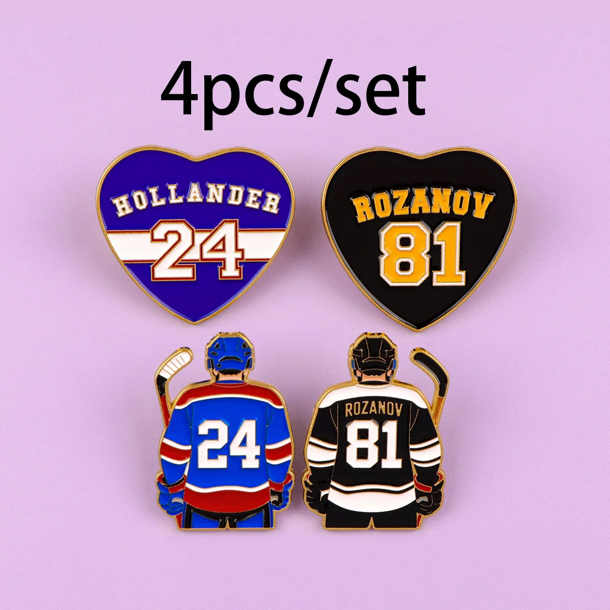 Emaille-Anstecknadel mit Motiv aus kanadischen TV-Serien, Cartoon-Brosche für Mantel, Eishockey-Broschen-Set, modische Anstecknadeln, Schmuck, Geschenk für Freunde