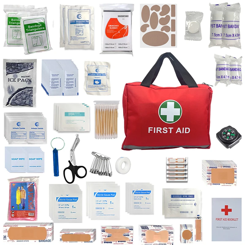 Emergency Kit Comprehensive first aid kit for home, car, camping, hiking - essential emergency preparedness gear