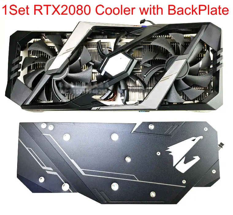 Imagem -04 - Original para Gigabyte Aorus Rtx2080ti Rtx2080 Xtreme Super Placa de Vídeo Gráfica Refrigerador Compatível Waterforce Novo