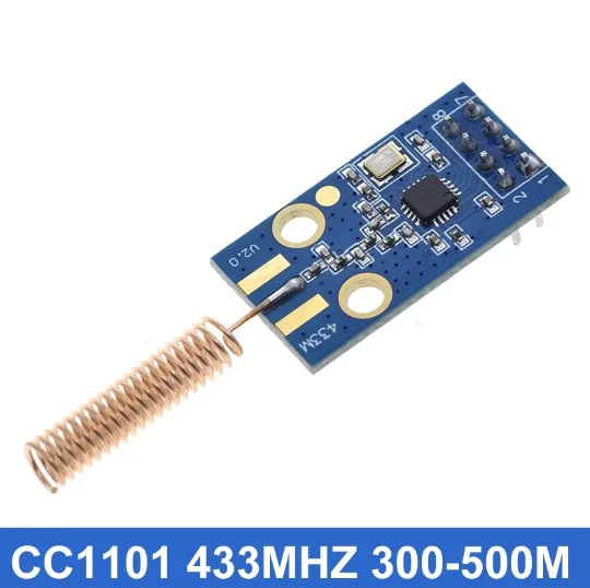 CC1101 10mW 433Mhz 868Mhz 300M-1000M Long Distance with SMA Antenna Wireless Transceiver Module