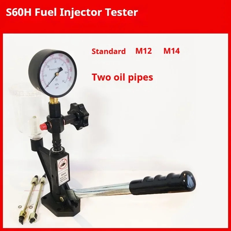 CR-C Multifunctional Diesel Common Rail Injector Tester + S60H Nozzle Validator Common Rail Injector Tester Tool Set