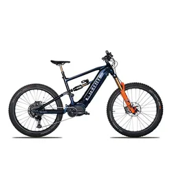 29 TR High-end all-terrain electric mountain bike slow down soft tail dual shock EMTB 12speed bafang mid motor off-road ebike