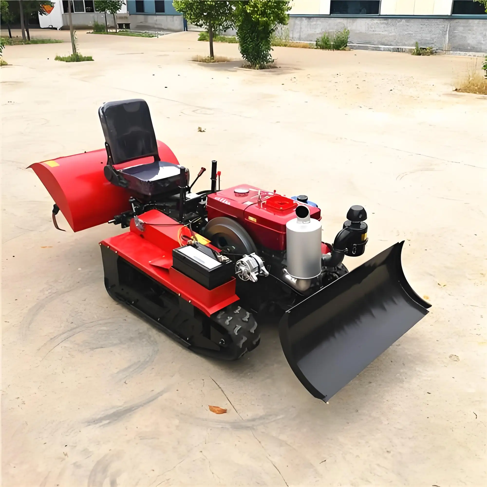 Ride on Rotary Tiller Garden Mini Tractor Agriculture Equipment With Hitching Tool Rotavator Cultivator Machinery Factory Supply - view 5