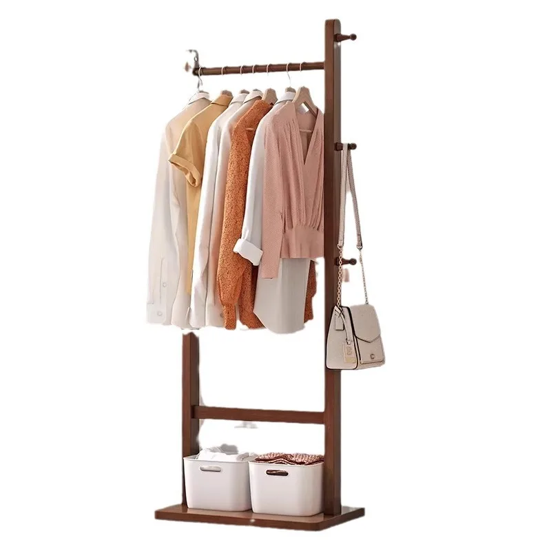 

Coat rack Floor-to-ceiling indoor entry master bedroom household hanger Simple corner drying rack