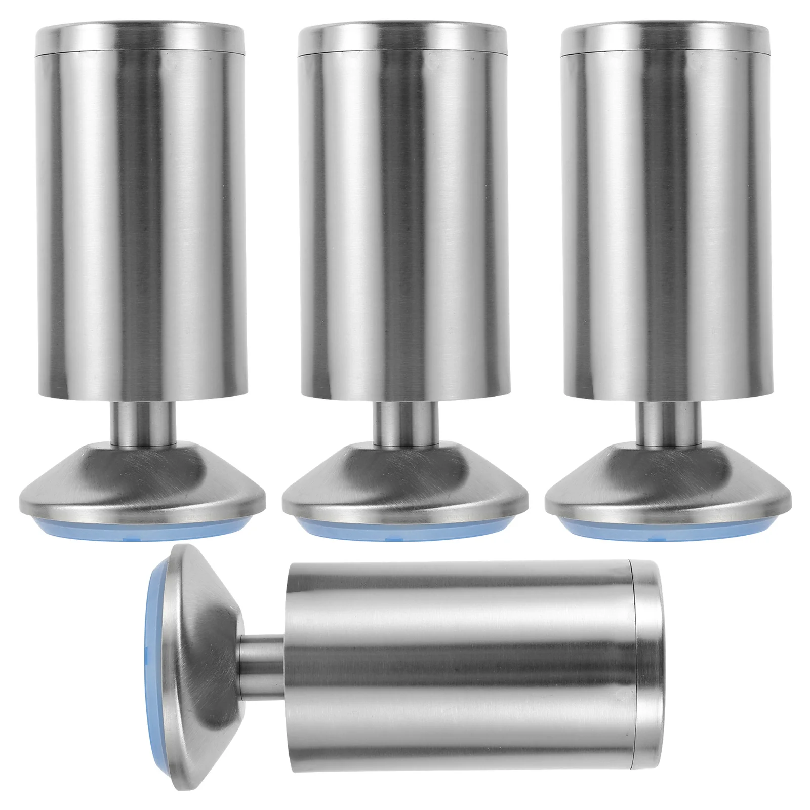 

4Pcs Durable Stainless Steel Cabinet Feet for Furniture Height Adjustment Anti-Slip Easy-Installing Professional Design Long