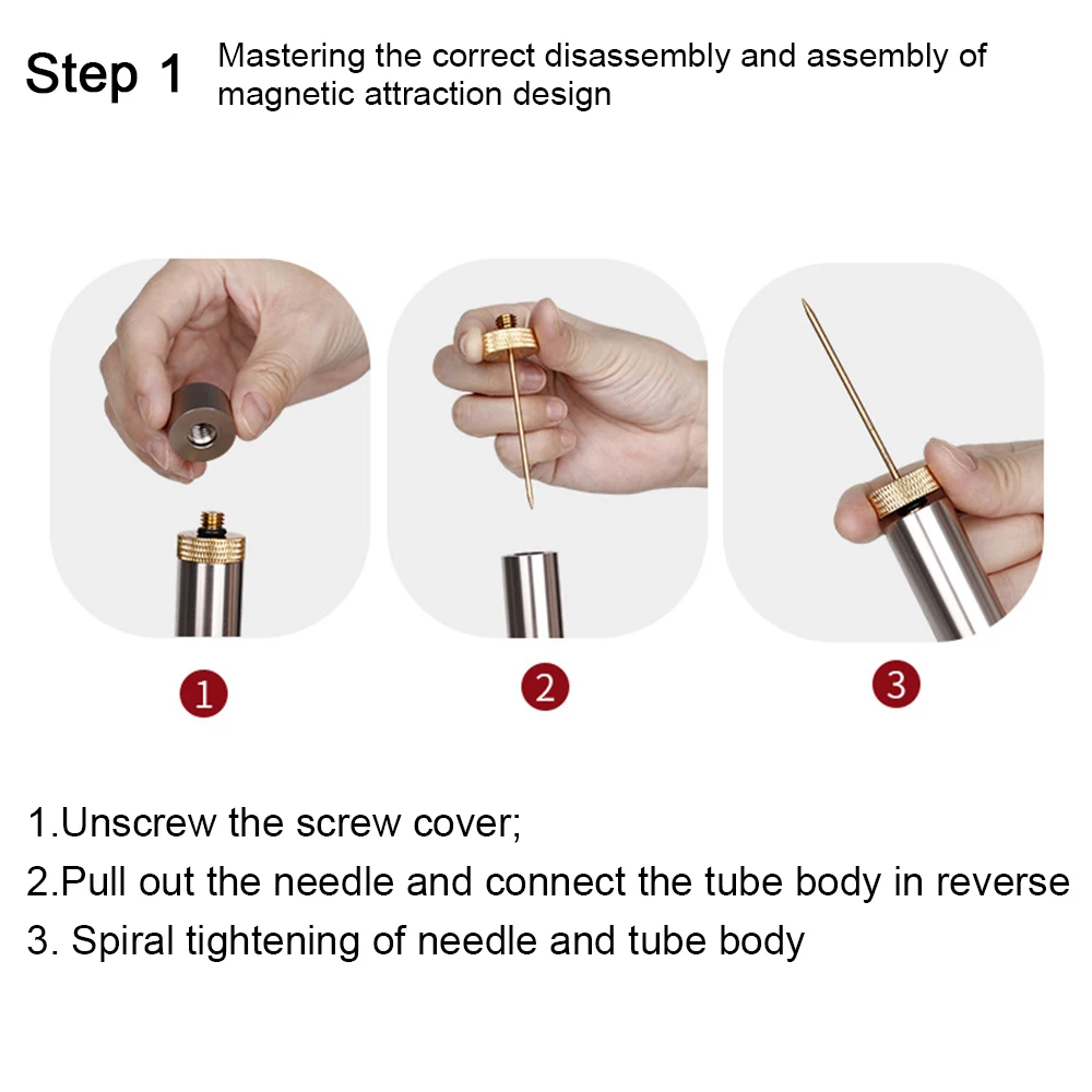 Portable Wine Lovers Needle Type Pneumatic Bottle Opener for Home Restaurant Party Wine Opener Corkscrew Opener Tools view 3