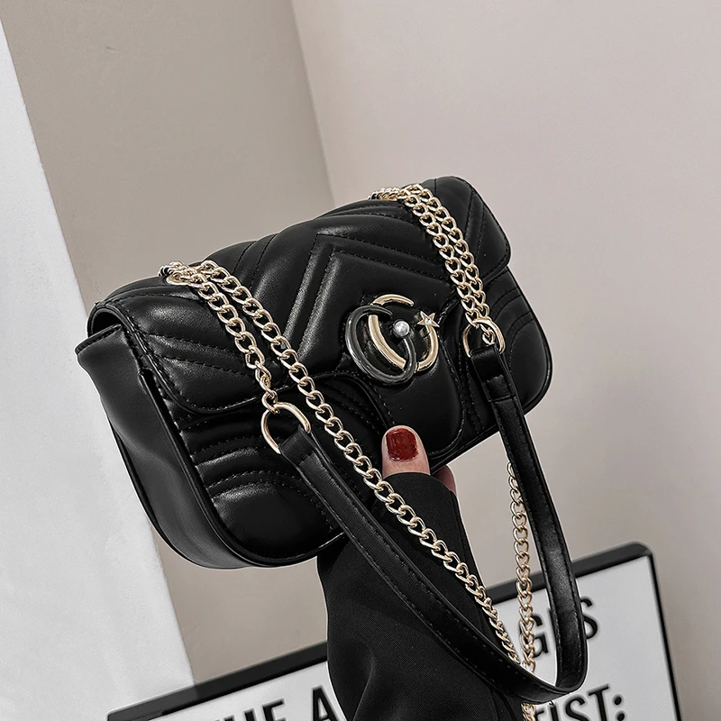 

Высококачественная дизайнерская сумка через плечо с ремешком-цепочкой, модная женская сумка через плечо, роскошная модная сумка