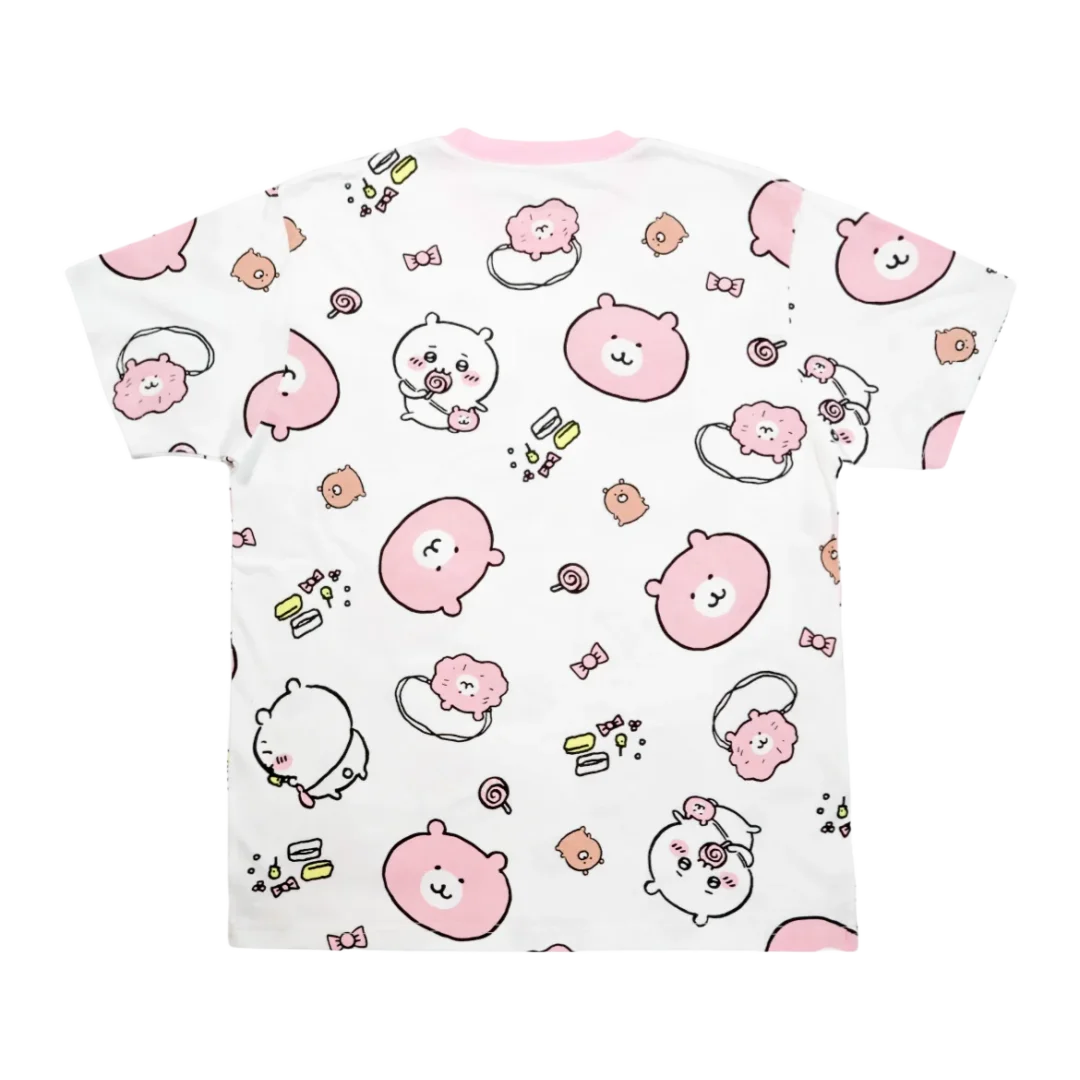 Kawaii Chiikawa Park All-Over Print T-Shirt Cartoon Anime Japanese Y2K Harajuku Style Casual Streetwear Short Sleeve O-Neck Tee view 6