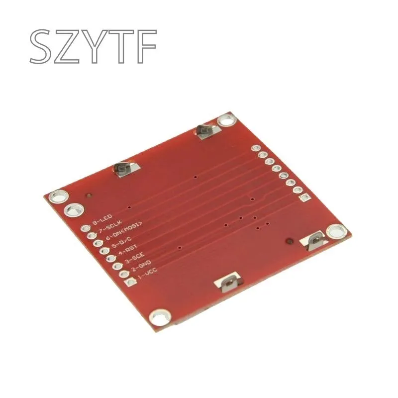 High Quality 84X48 84x84 LCD Module Red baseboard White Backlight Adapter PCB For Nokia 5110 Arduino