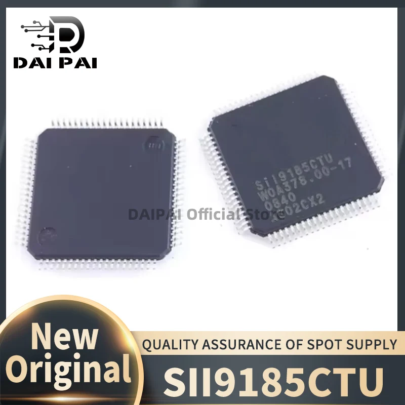

(10Pcs/Lot) 100% New original SII9185CTU SIL9185CTU SII9185 SIL9185 TQFP80 In Stock Chipset