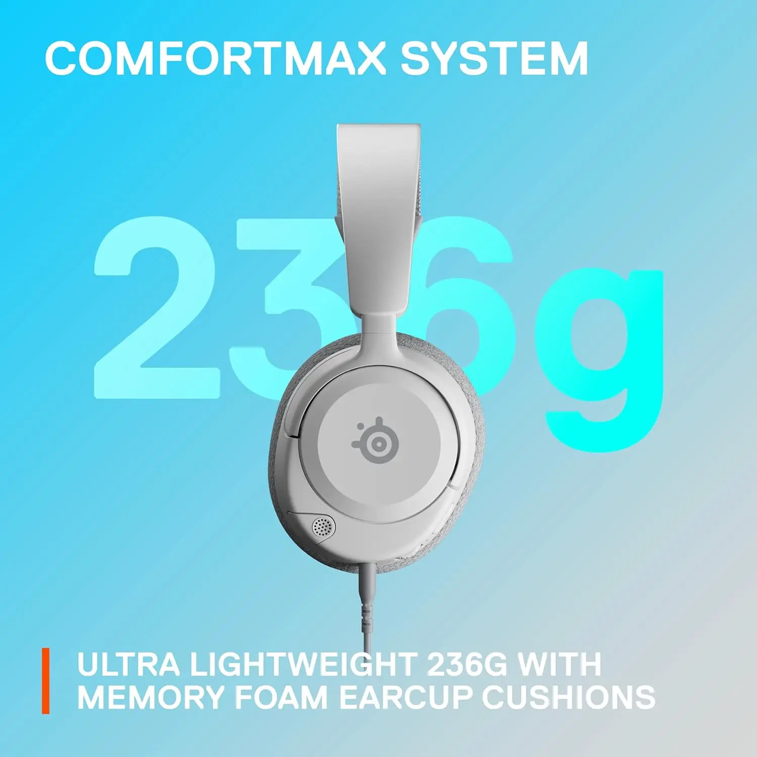 Multi-System Gaming Headset with Hi-Fi Drivers, 360° Spatial Audio, Noise-Cancelling Mic for PS5/PS4, PC, Xbox, Switch - White