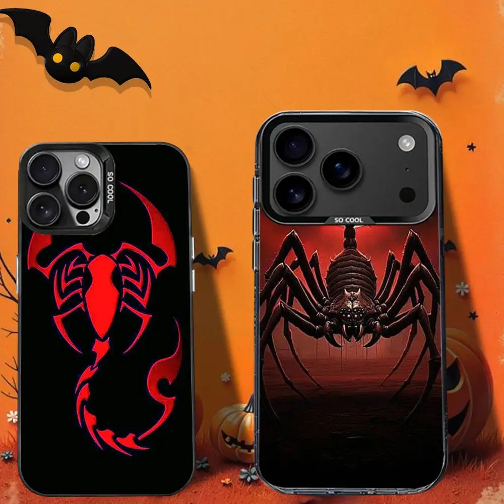 

S-Specimen S-ScorpionS Art Phone Case For iPhone 16,12,13,17,15,1,11,Mini,Pro,SE,XS,MAX,Black Matte Silicone Cover
