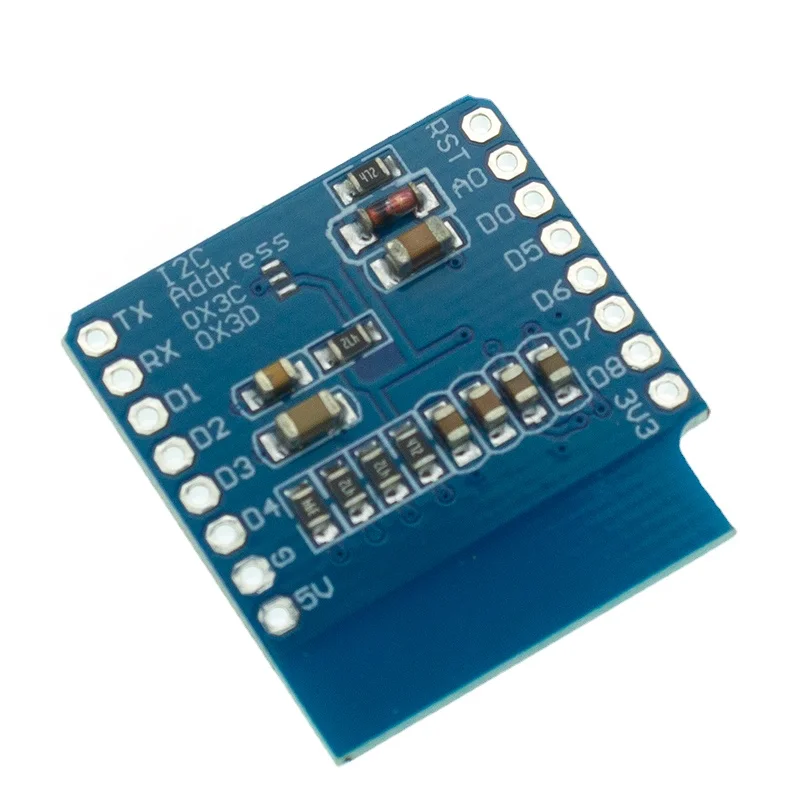 0.66 inch OLED Display Module for WEMOS D1 MINI ESP32 Module AVR STM32 64x48 0.66" LCD Screen IIC I2C OLED