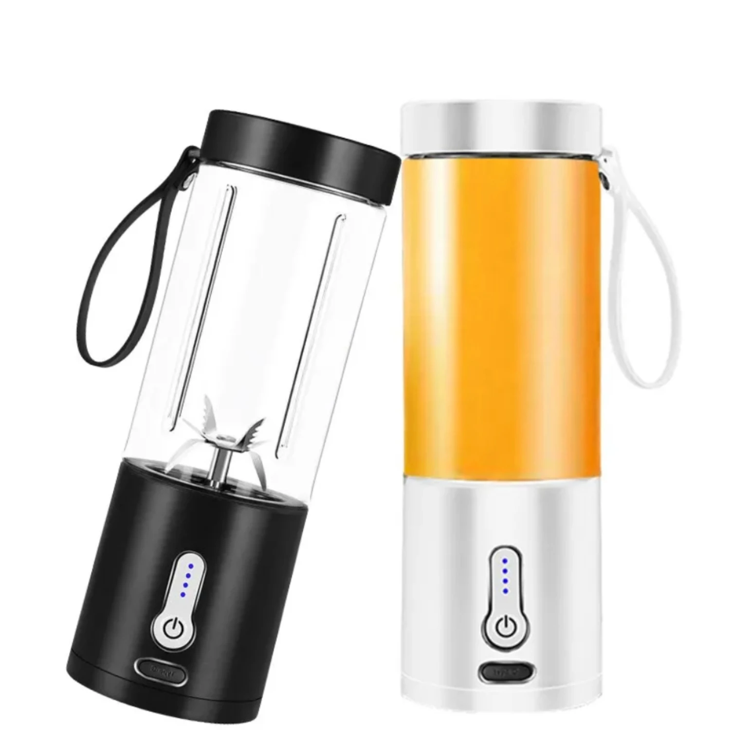 NEW Compact and Powerful 530ML Portable USB Rechargeable Mini Juicer Blender Cup for Smoothies, Shakes, and Food Processing - Id