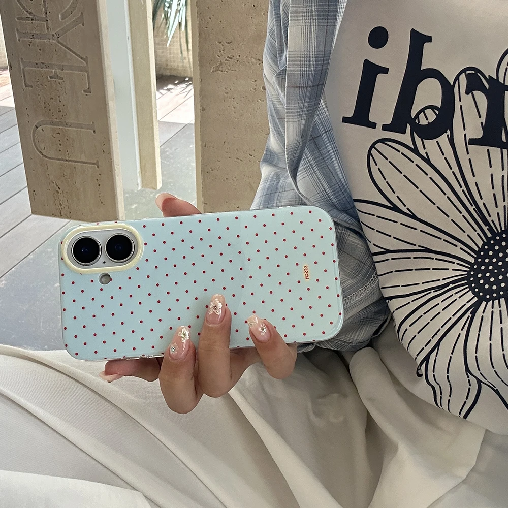 3D Polka Dot Niedliche Tomate Magnetischer Griff Tok Handyhalterung Handyhülle für iPhone 16 15 17 18 Pro Max Für Magsafe Rückseite – Detail 9
