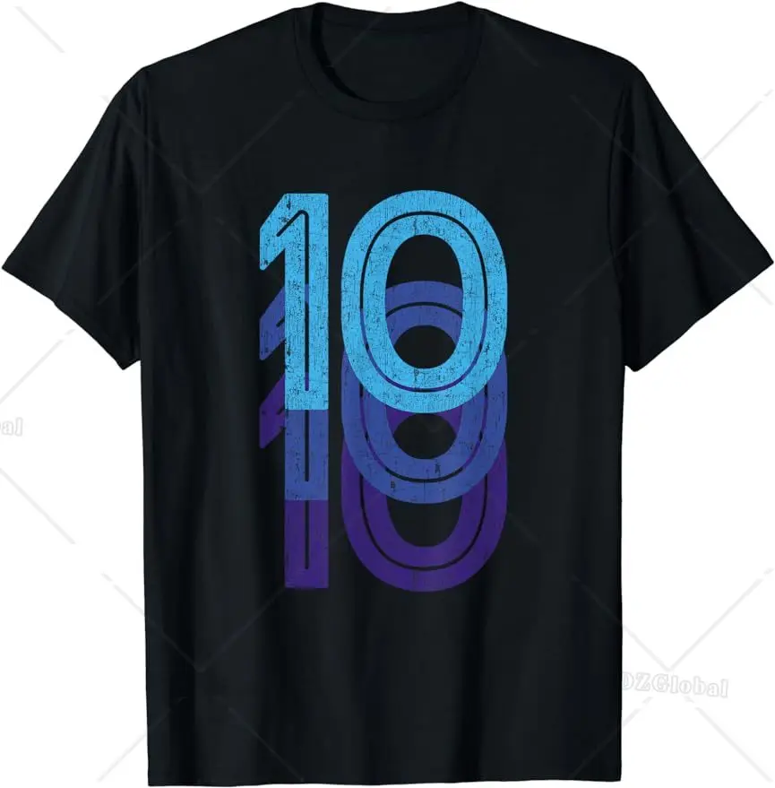 13 Cool Distressed Birthday Lucky Number Player 13th T-Shirt Style Men Women Soft Printed Clothing Streetwear Graphic T Shirts