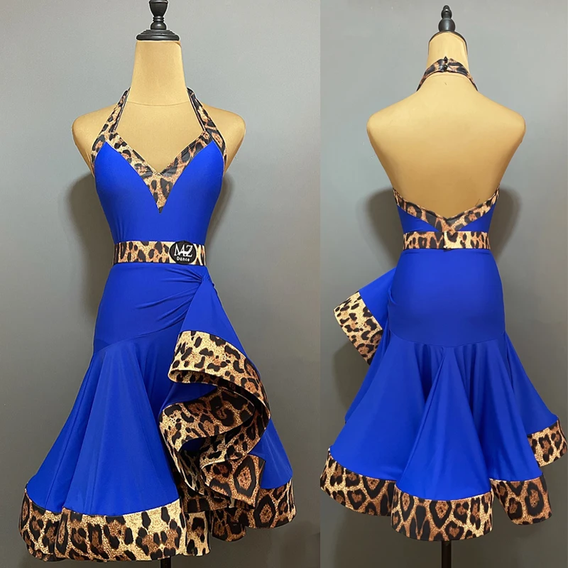 

Fashion National Standard Ballroom Dance Performance Dresses Women Sleeveless Latin Dance Dress Adults Dancing Wear SL11750