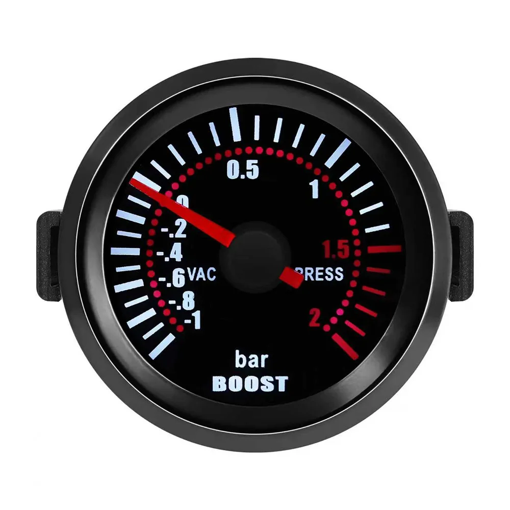 52mm 2' Car Turbo Boost Gauge Blue LED Backlight Vacuum Pressure PSI Bar Meter 12V Universal Auto Racing Modified