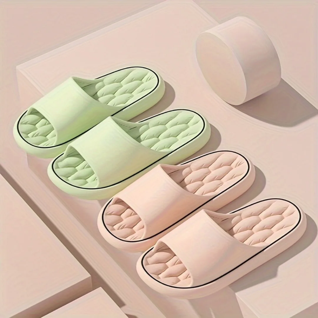 EVA Unisex Slippers Slip-On Massage Home Slippers Comfortable Soft Indoor Slippersc