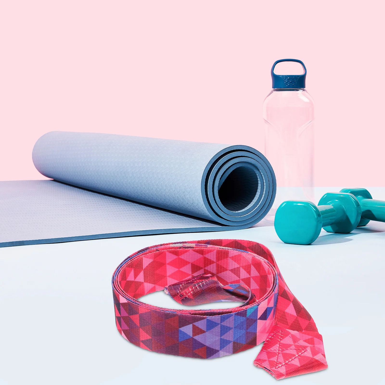 

Skate Leash Skate Leash Wear-Resistant Cotton Yoga Fitness Resistance Band Mat Carry Strap Outdoor Camping Travel Fitness Band