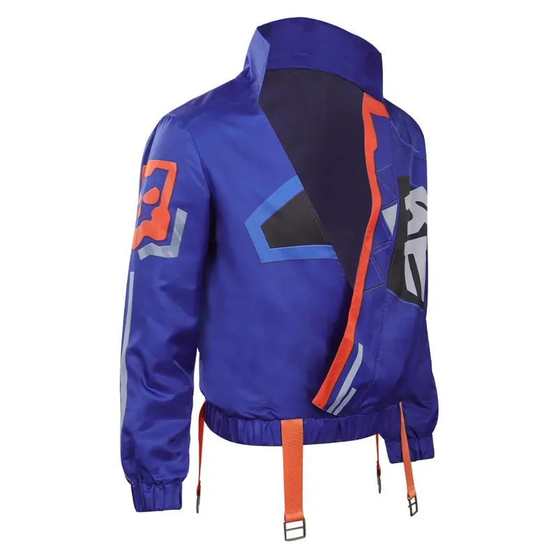 Valorant Yoru Costume Cosplay Giacca con stampa 3D Cappotto Abiti Abiti di carnevale di Halloween