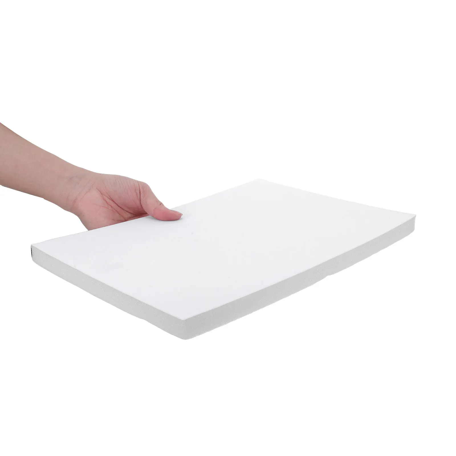 

2Pcs Jewelry Display Tray Soft Sponge Pad Cuttable Foam Insert White Protective Organizer for Exhibition Retail Showcase Storage