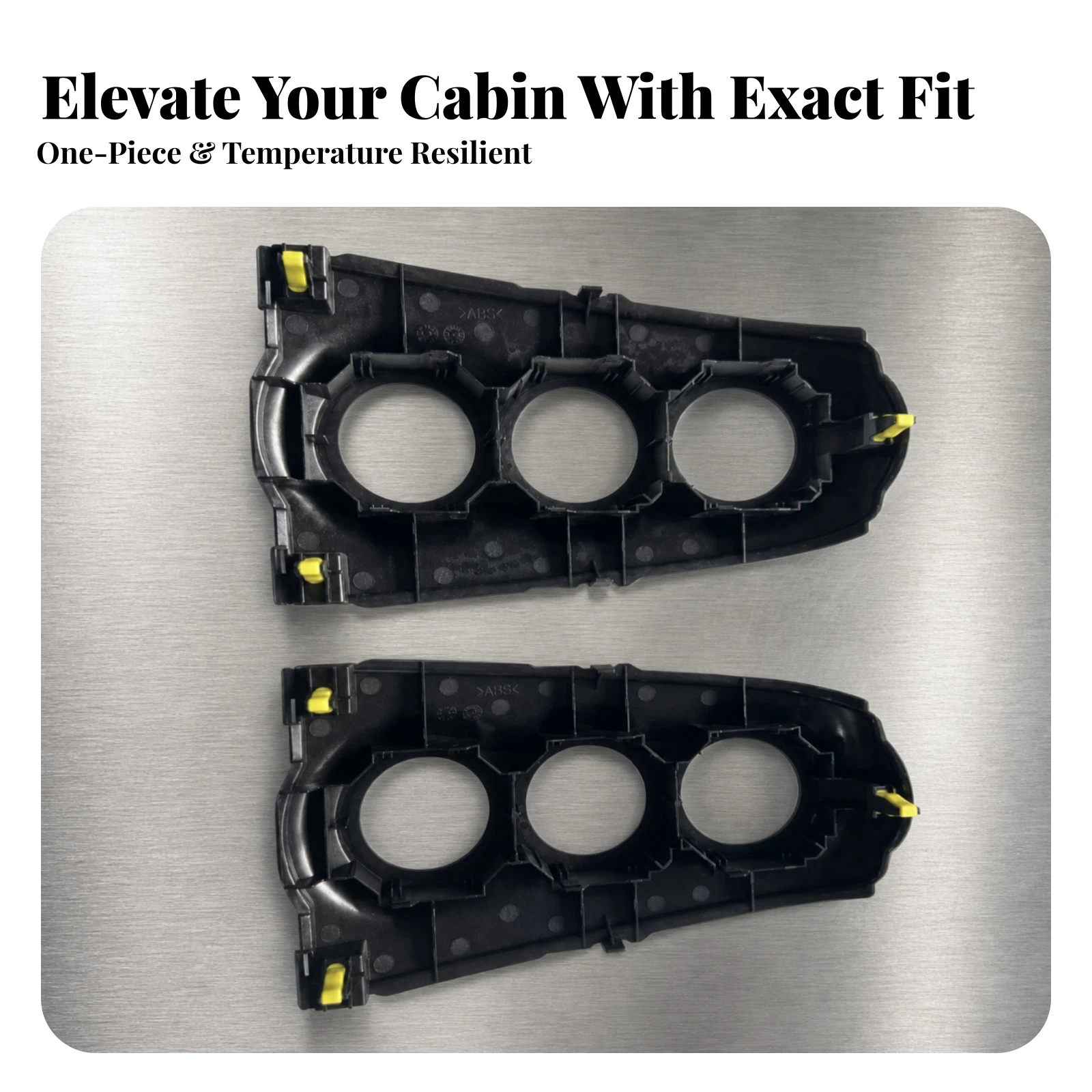 Air Conditioning Switch Trim Panel Easy to Install Climate Control Switch Panel Bezel Car Part Tapered for DIY Mechanics