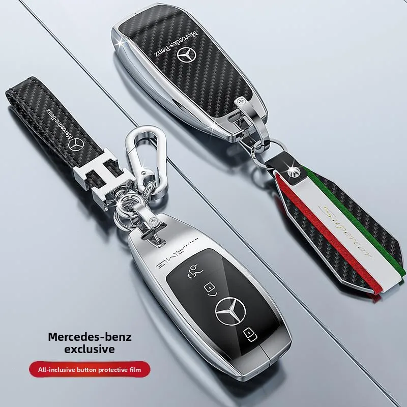 

Car Remote Key Case Cover Shell Fob For Mercedes Benz A C E S G Class W177 W205 W213 X167 W222 CLA GLE GLB GLS AMG Maybach