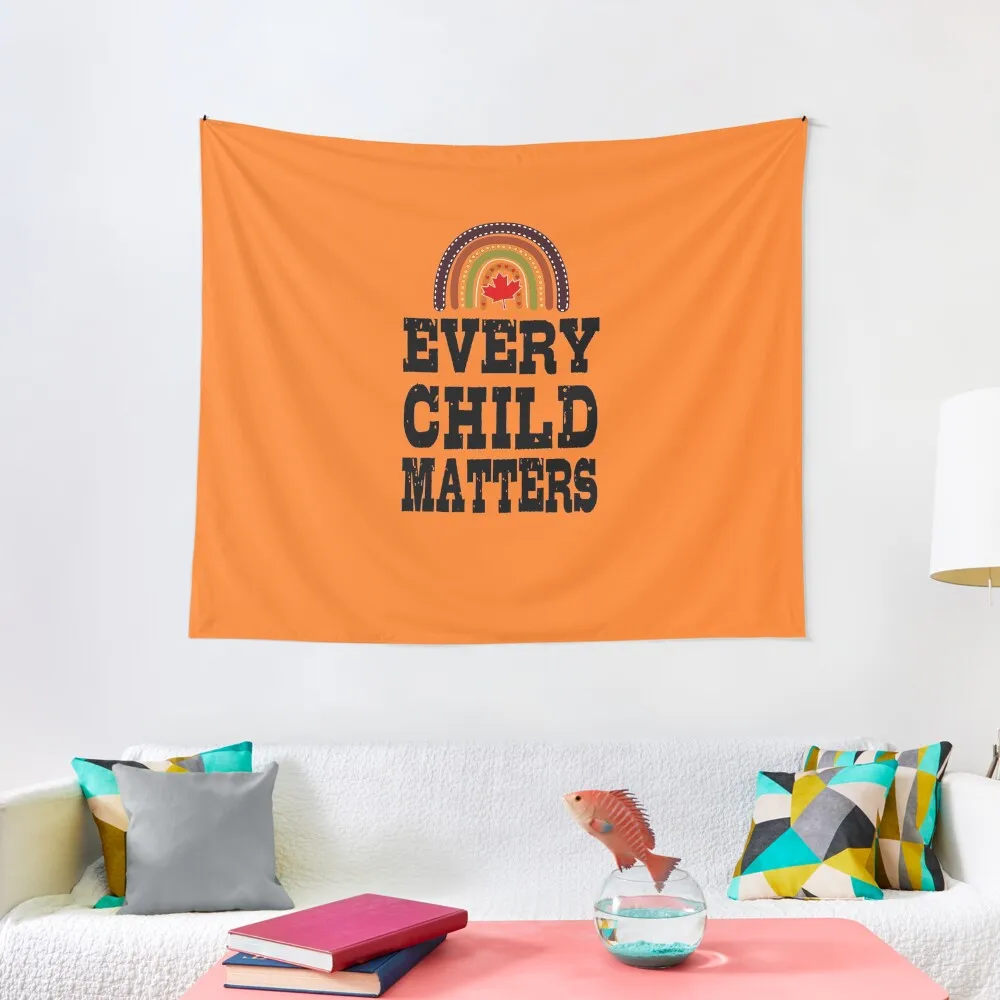 

Every Child Matters Canada Rainbow - Orange Shirt Day Tapestry Decoration For Home Home Supplies Bedroom Decor Tapestry