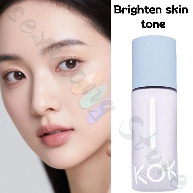 Kok crème isolante crème visage nue deux-en-un hydratante et pas facile à arrêter des poudres naturellement claire et même le teint