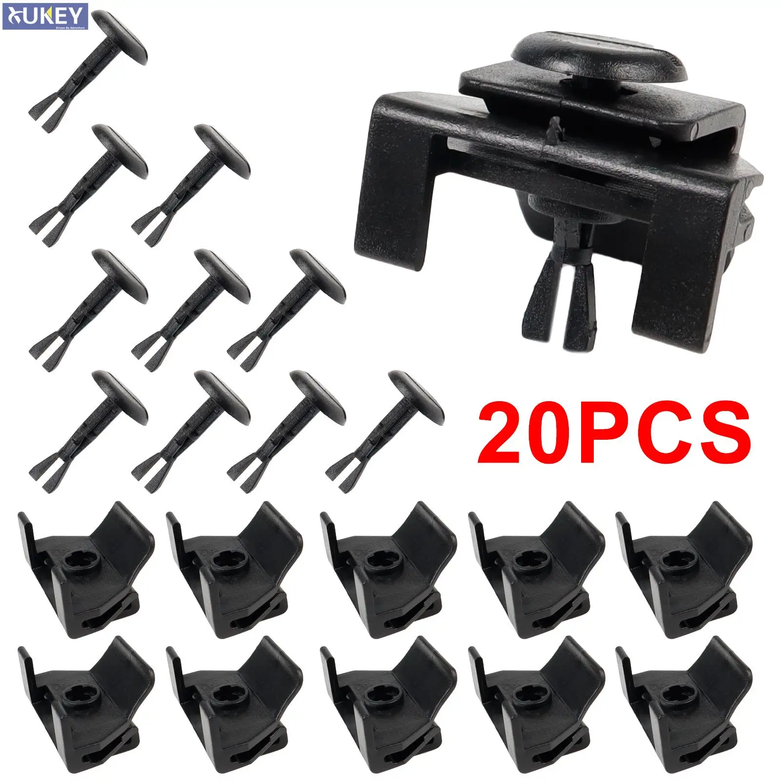 Couvercle de pare-chocs de voiture, Clip de protection de garde-boue, retenue de doublure de entrepôt pour Toyota Highlander Sienna Solara Lexus 5387958010 4774958010