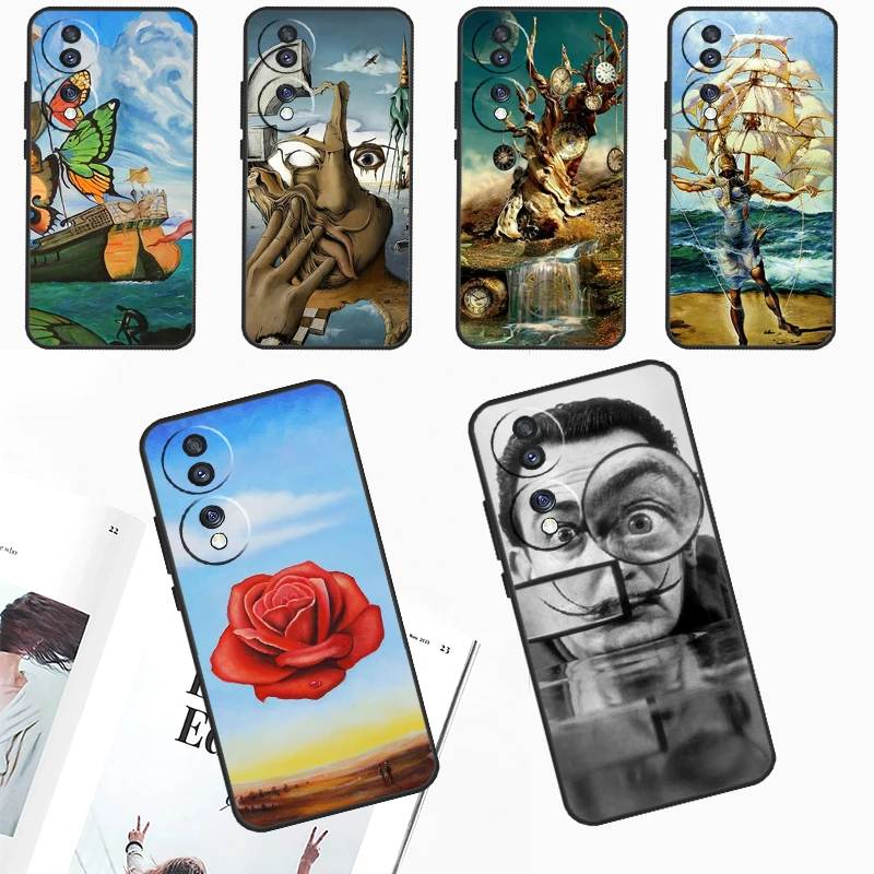 Salvador Dali Art Funda For Huawei Nova Y70 Y90 Y91 Y60 Y61 9 10 SE 11i 8i 7i 3i 5T P40 P30 Lite P60 Pro Case