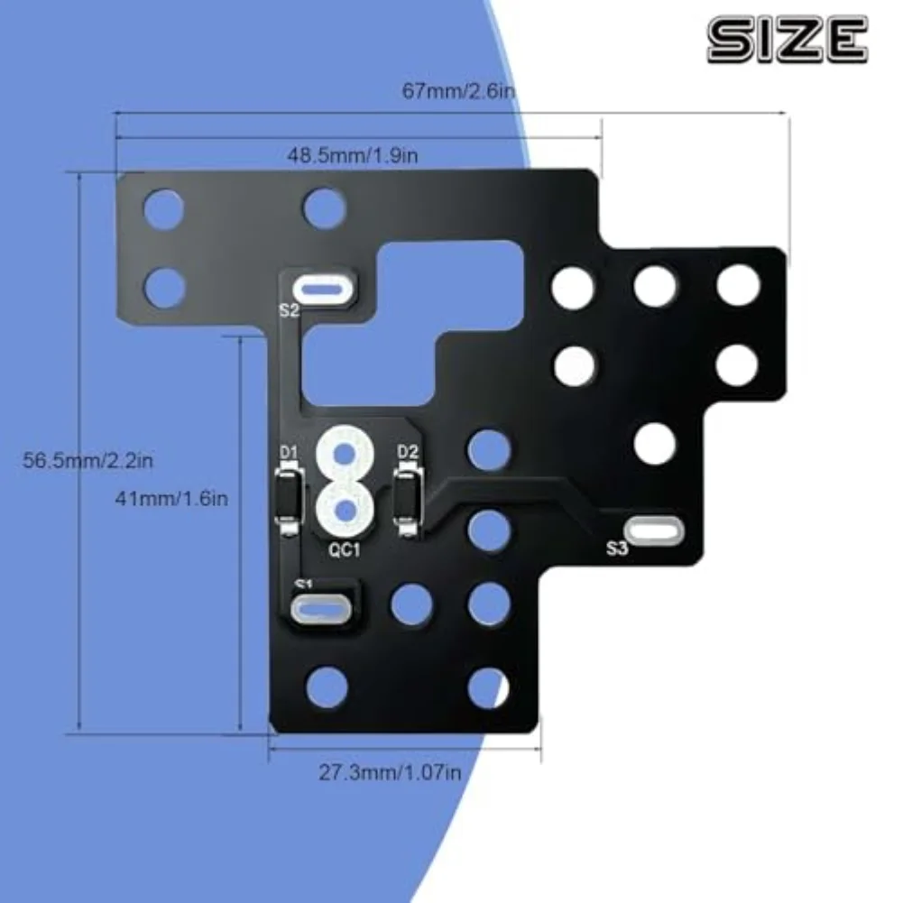 2PCS Fog Lights Low Beam And High Beams High-Performance Module FR-4 PCB Materials Circuit Board Car Light Modification Parts