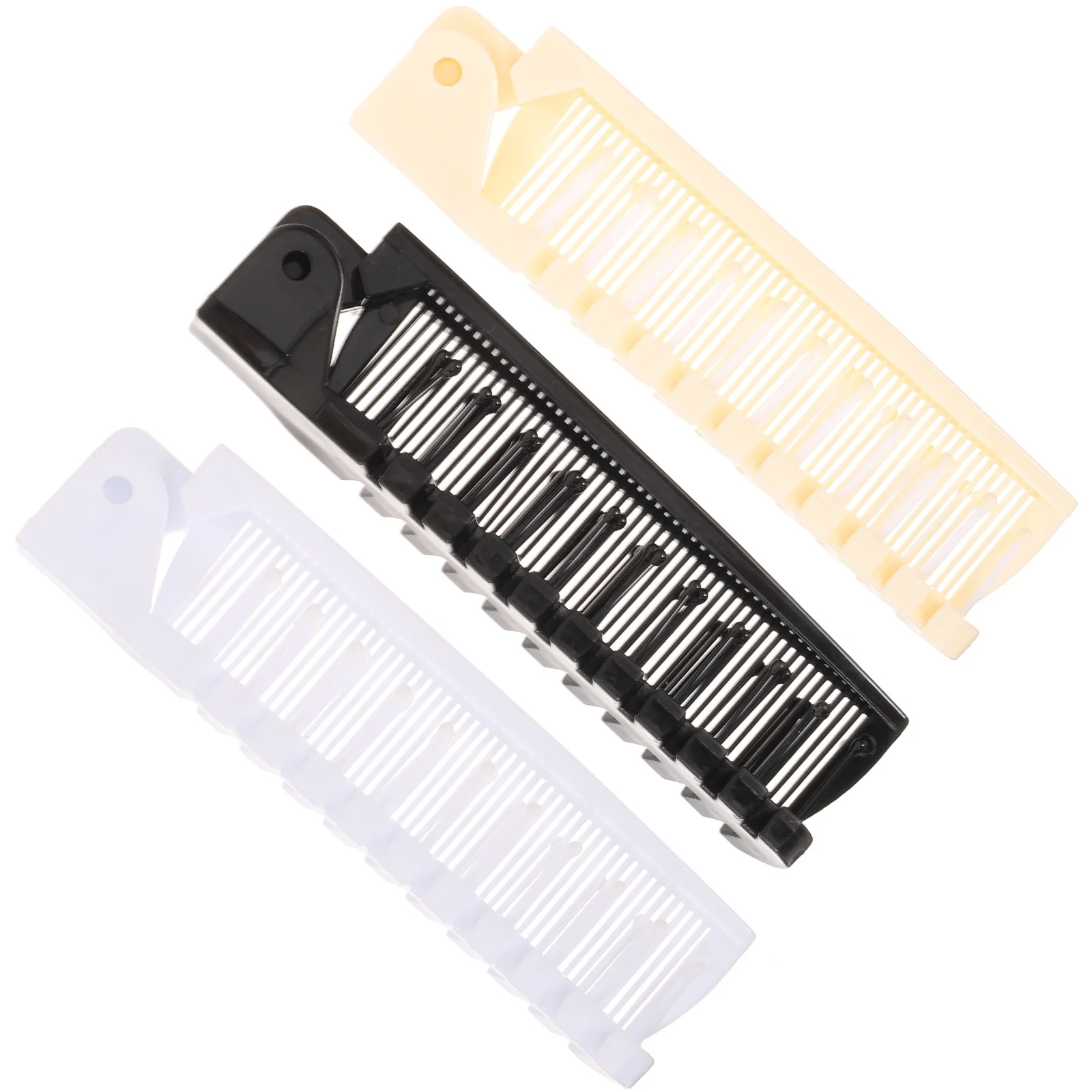 

Набор из 3 складных расчесок для путешествий: компактные распутывающие щетки для дома, салона или использования в дороге